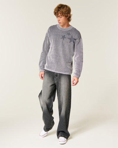 Boxy Crew Sweater