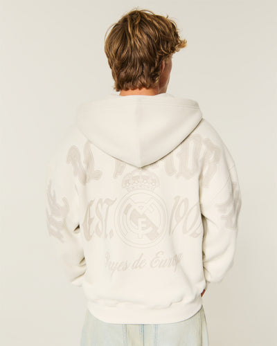 Real Madrid CF Graphic Zip-Up Hoodie