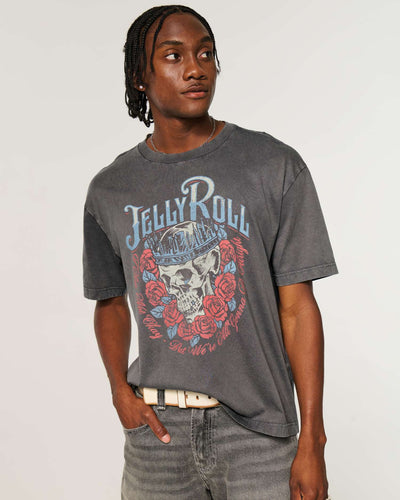 Boxy Jelly Roll Graphic Tee