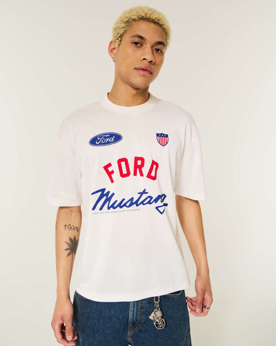 Boxy Ford Mustang Graphic Soccer Jersey