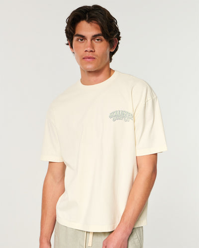Boxy Heavyweight Logo Graphic Tee