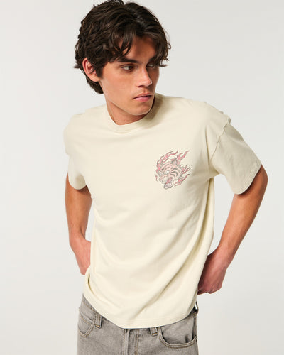 Boxy Heavyweight Logo Graphic Tee