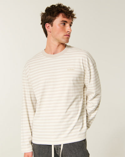 Boxy Heavyweight Long-Sleeve Crew T-Shirt