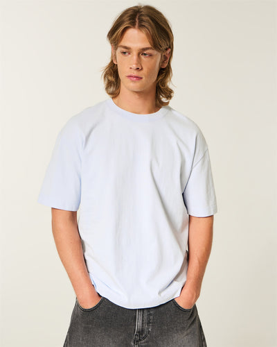 Boxy Heavyweight Cotton Crew T-Shirt