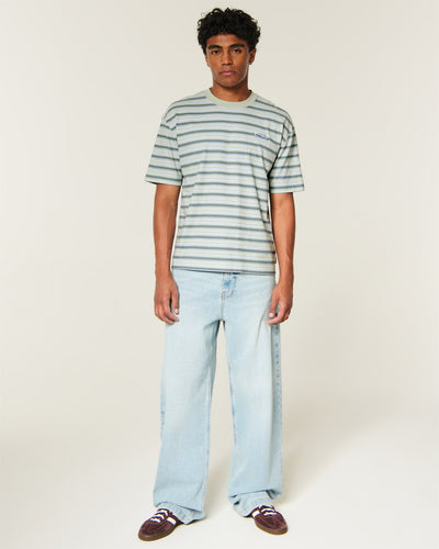 Boxy Heavyweight Logo Crew T-Shirt