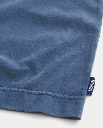 Boxy Heavyweight Washed Crew T-Shirt