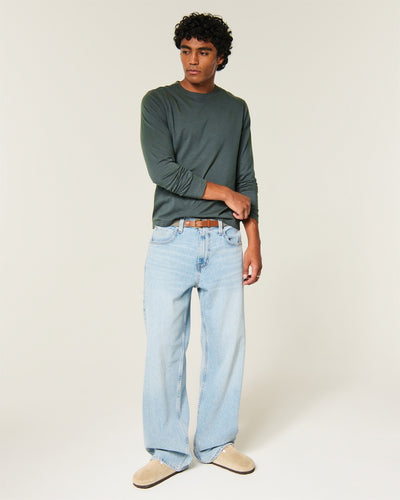 Long-Sleeve Cotton Layering T-Shirt