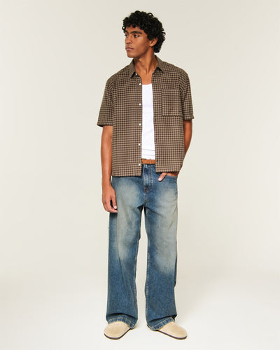 Boxy Short-Sleeve Shirt