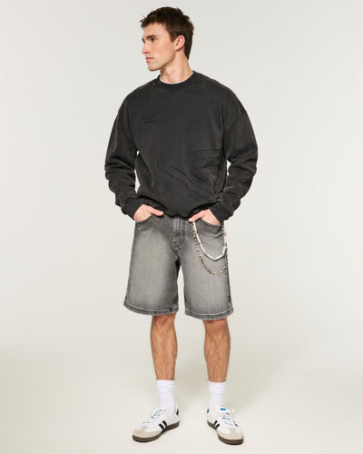 Baggy Jean Shorts