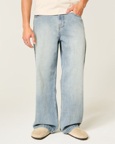 Dragon Graphic Super Baggy Jeans