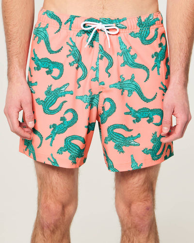 Mid-Thigh Swim Trunks