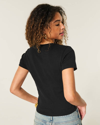100% Cotton Crew Baby Tee