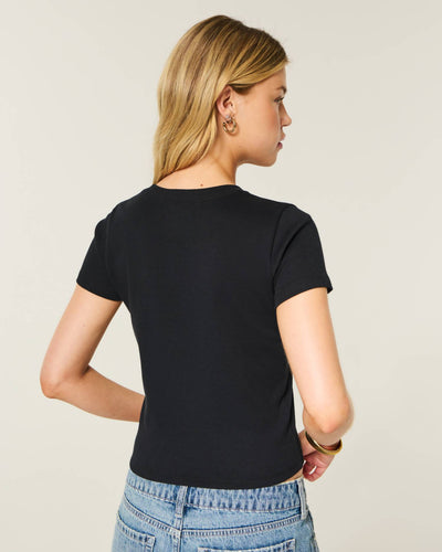 100% Cotton Crew Baby Tee