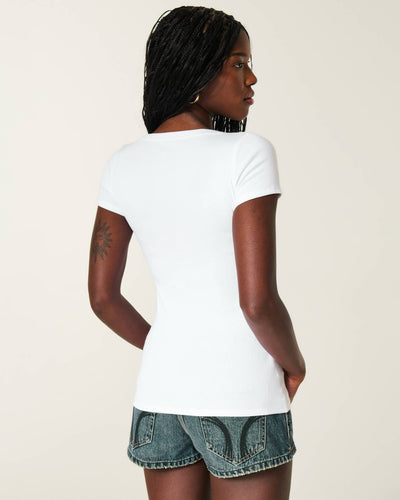 Short-Sleeve Pocket Henley