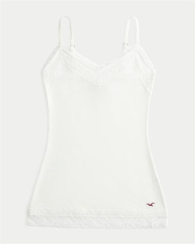 Lace Trim Layering Cami