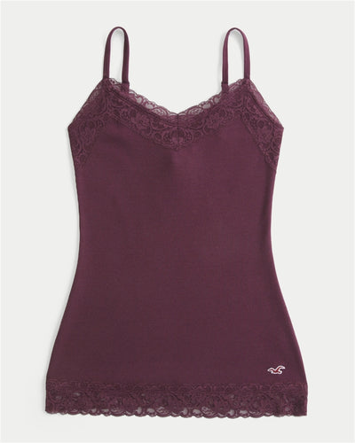 Lace Trim Layering Cami