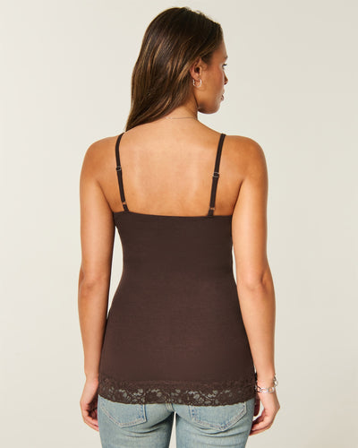Lace Trim Layering Cami