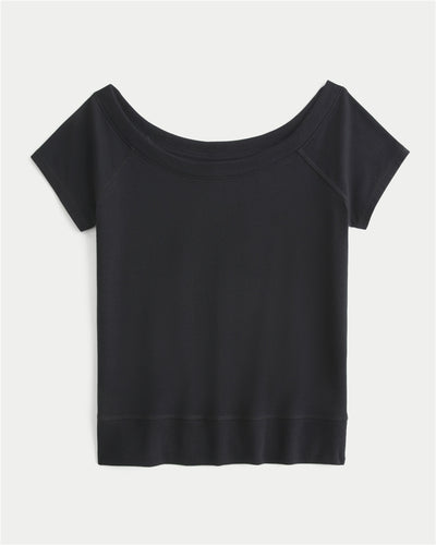 Banded Scoop T-Shirt