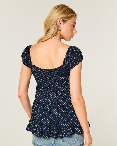Easy Wrap Icon Babydoll Top