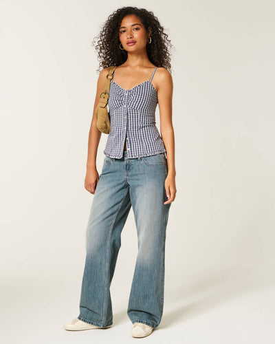 Button Front Tank