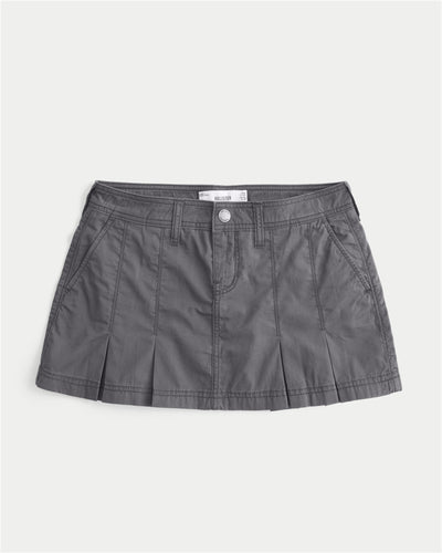 Low-Rise Pleated Mini Skort