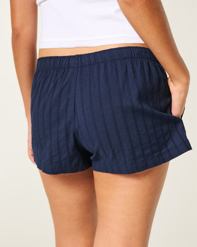 Low-Rise Woven Boxer Shorts