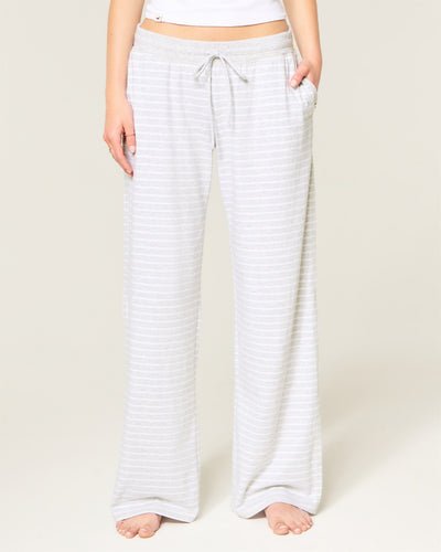 Cozy Knit Wide-Leg Pants