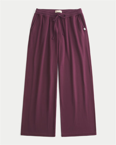Cozy Knit Wide-Leg Pants