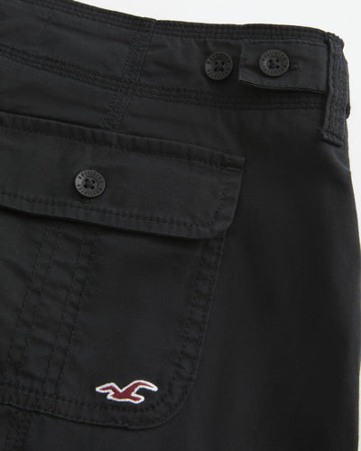 Low-Rise Y2K Adjustable Waist Baggy Cargo Pants