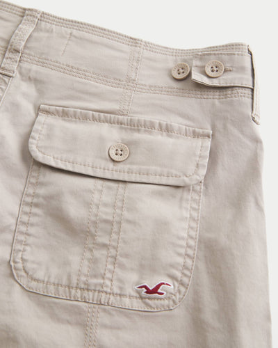 Low-Rise Y2K Adjustable Waist Baggy Cargo Pants