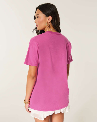Oversized Lola's Surf & Supply Graphic Tee