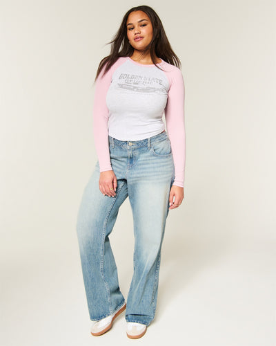 Long-Sleeve Raglan Graphic Tee