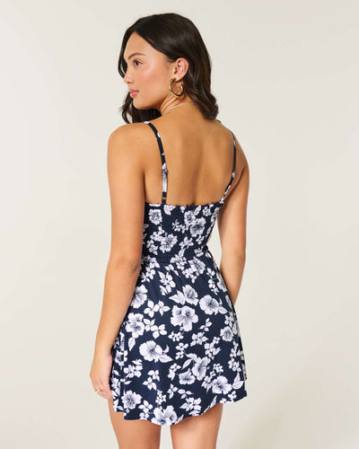 Tie Front Mini Dress