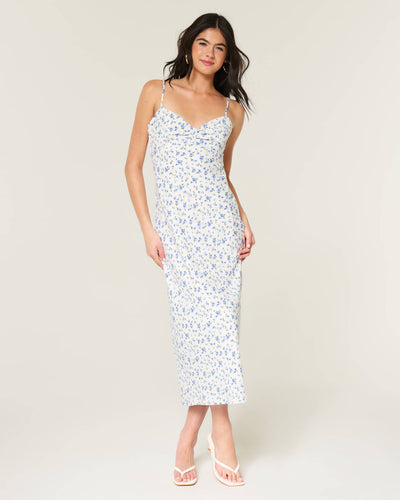 Crepe Slip Maxi Dress