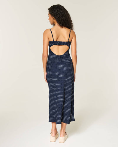 Crepe Slip Maxi Dress